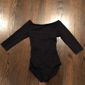 Capezio Boatneck 3/4 Sleeve Leotard